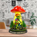 Funny Alien Acrylic Plaque Personalized Gifts For Smoker 01totn200525