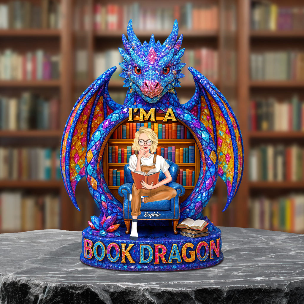 Book Lovers Plaque - Personalized Gifts For Book Lovers 01hutn140525tm