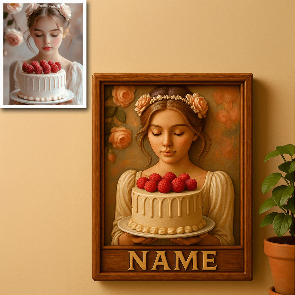 Customized birthday themed photo frames