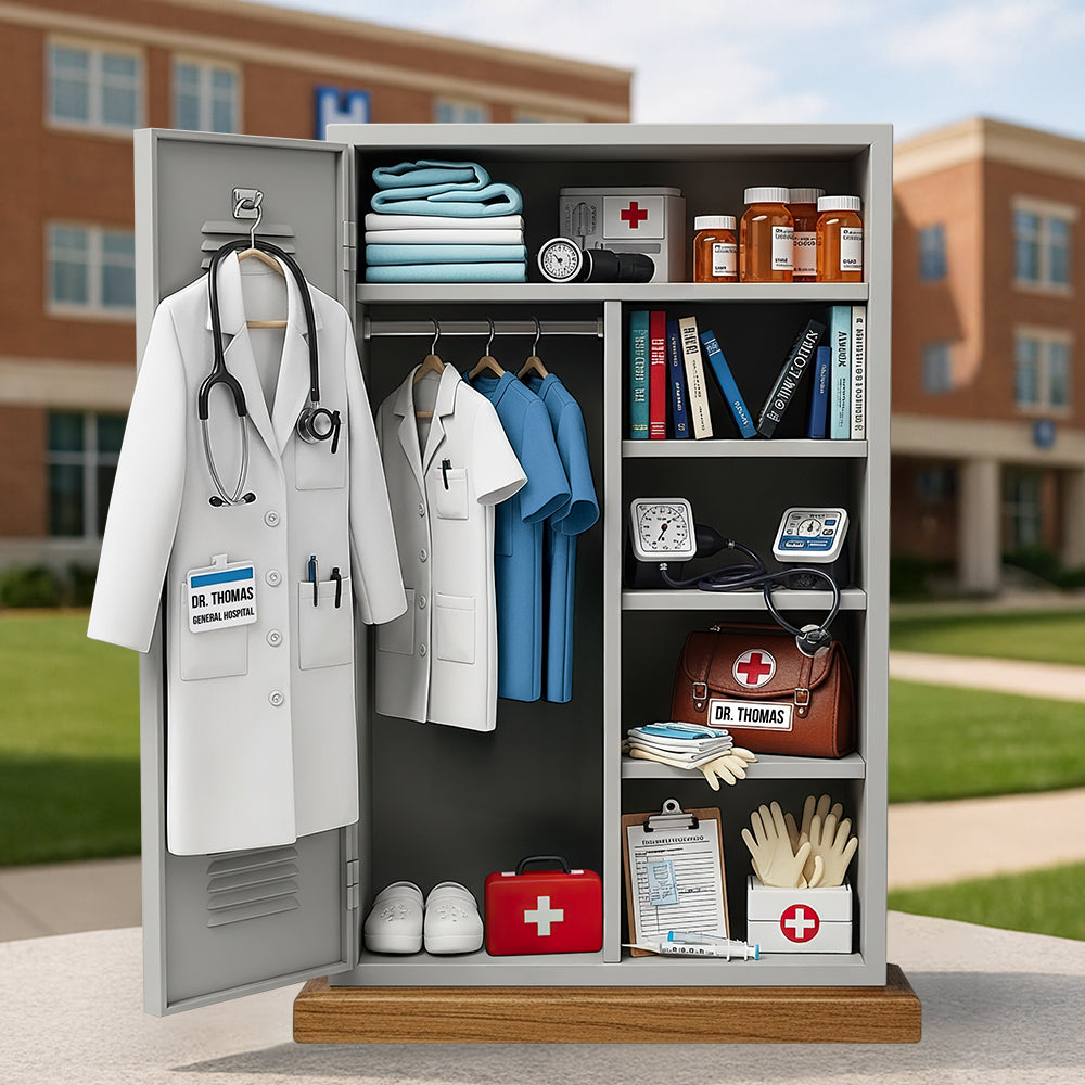 Doctor Personal Locker Acrylic Plaque - Personalized Gifts For Doctor 01qhdt070625