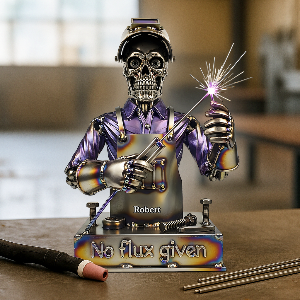 Badass Welder Skull Acrylic Plaque - Personalized Gifts For Welder 03QHPU100625