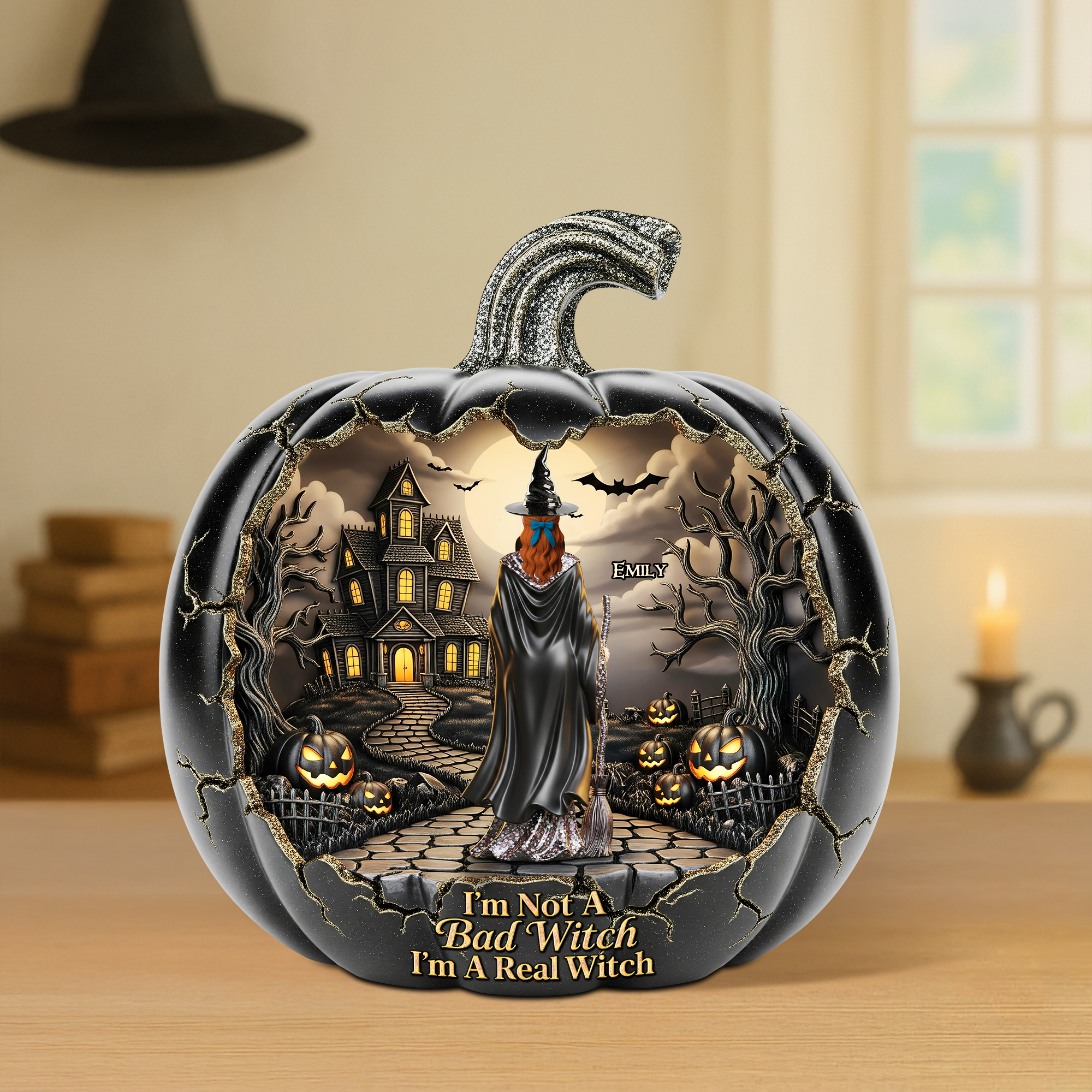 Witch Plaque - Personalized Gifts For Magic Lovers 01ohpu080725