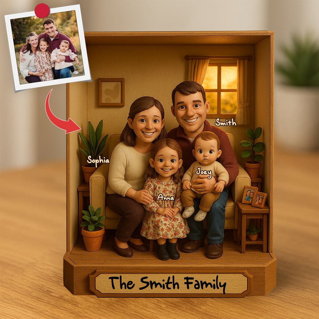 Personalized Custom Photo Gifts For Family Acrylic Plaque 02XQLU100425