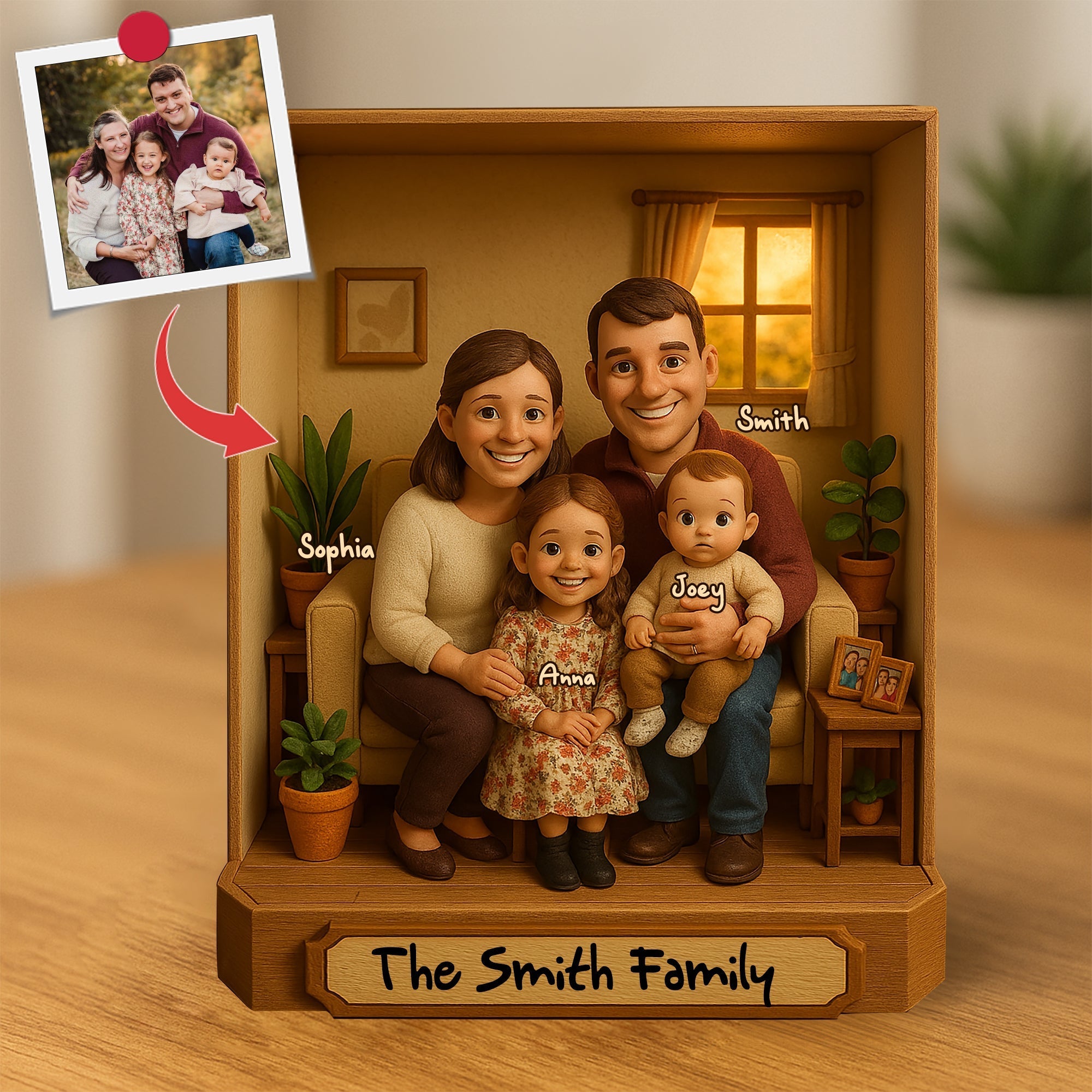 Personalized Custom Photo Gifts For Family Acrylic Plaque 02XQLU100425
