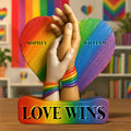 LGBT Couple Acrylic Plaque - Personalized Gifts For Couple 01huqn130525