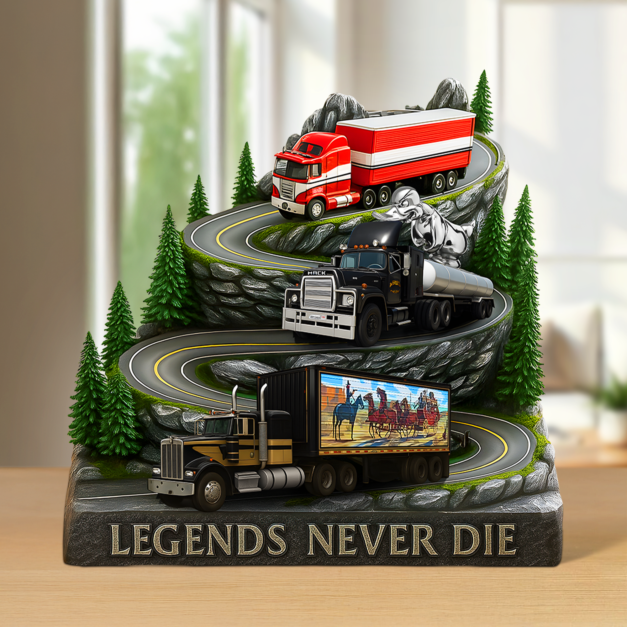 Classic Truck Movie Acrylic Plaque - Personalized Gifts For Trucker 03qhpu140625