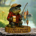 Fishing Dad Acrylic Plaque - Personalized Gift For Dad 03XQPU020525