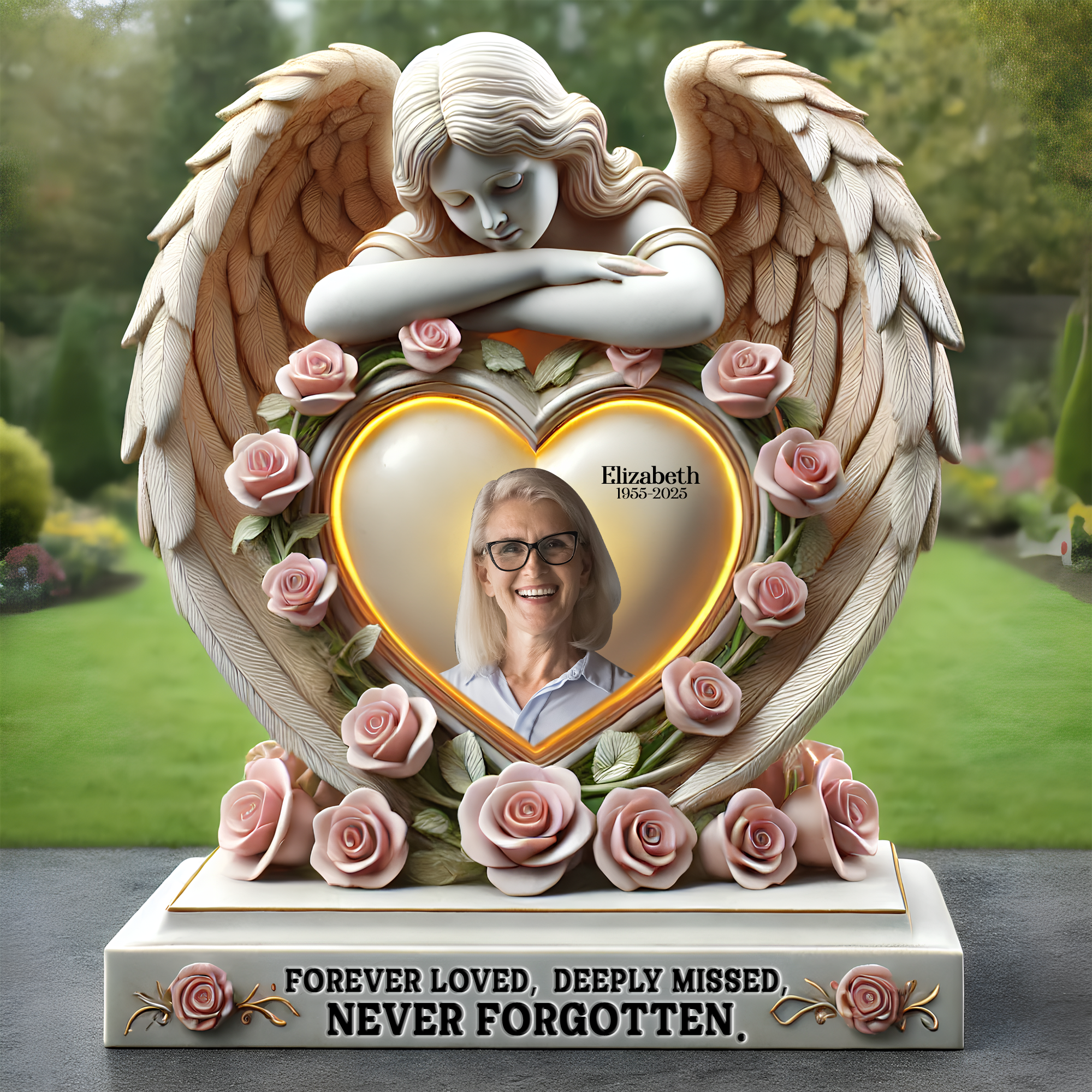 Custom Photo Gifts For Heaven Memorial Plaque 03hulu140425