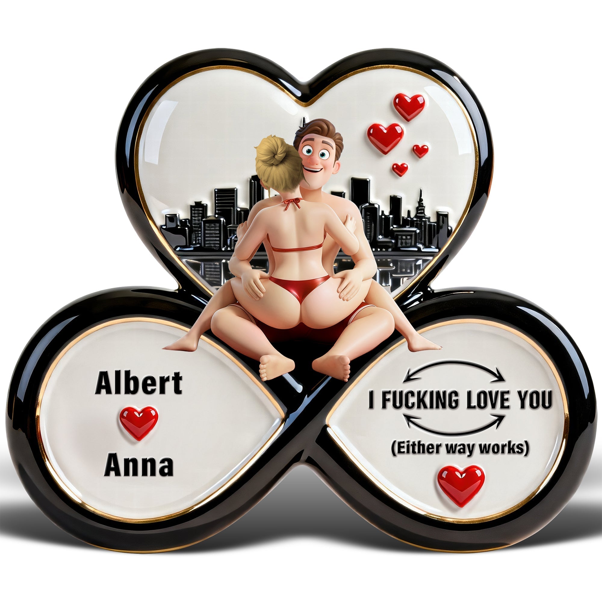 Naughty Couple Acrylic Plaque - Personalized Gifts For Couple 03ohqn160126