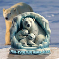 Personalized Gifts For Mom Acrylic Plaque, Polar Bear 02QHTN030425