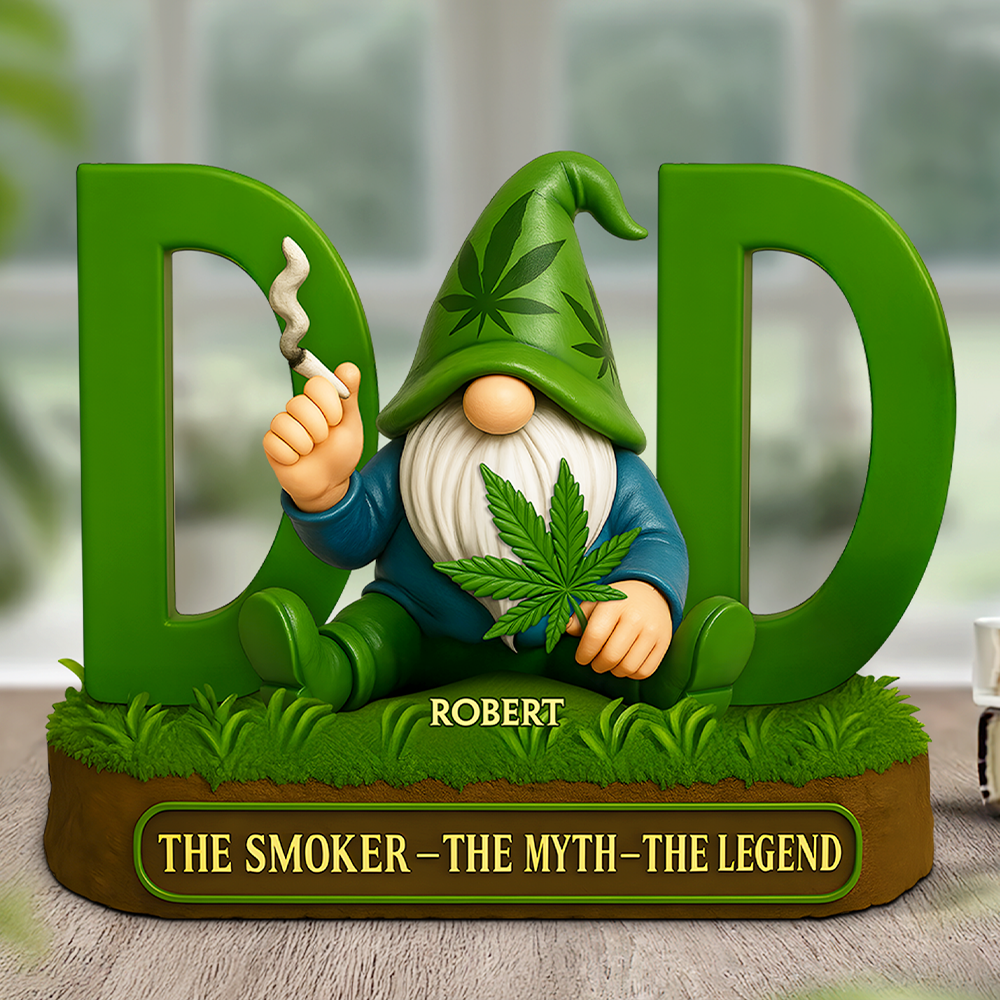 Weed Dad Plaque - Personalized Gifts For Dad 02topu170525