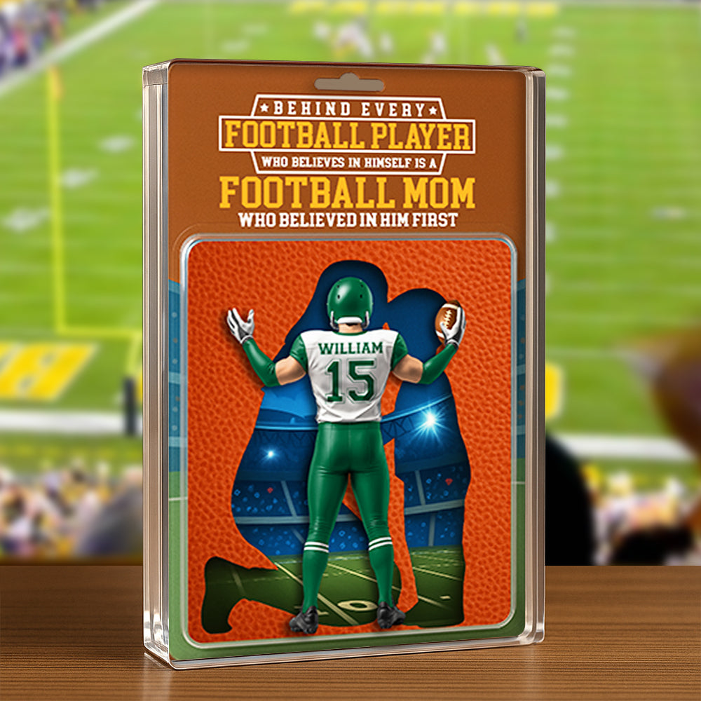 American Football Mom Acrylic Plaque - Personalized Gifts For Mother 012OHDT280425
