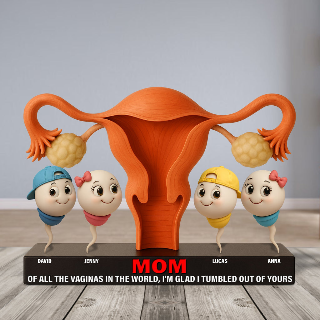 Funny Sperm Plaque Personalized Gifts For Mom 04ohtn240425