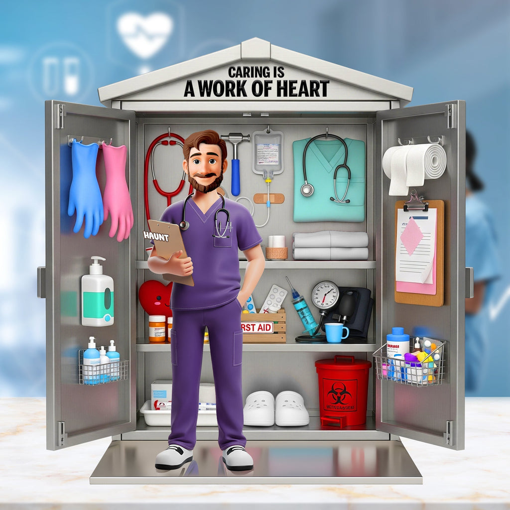 Medical Hero Locker Acrylic Plaque - Personalized Gifts For Nurse 04OHLU230625