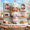 Baking Girl Acrylic Plaque - Personalized Gifts For Baking Lovers 01pgqn090226