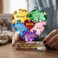 Puzzle Pieces Acrylic Plaque - Personalized Gifts For Mother's Day 02hyta030226