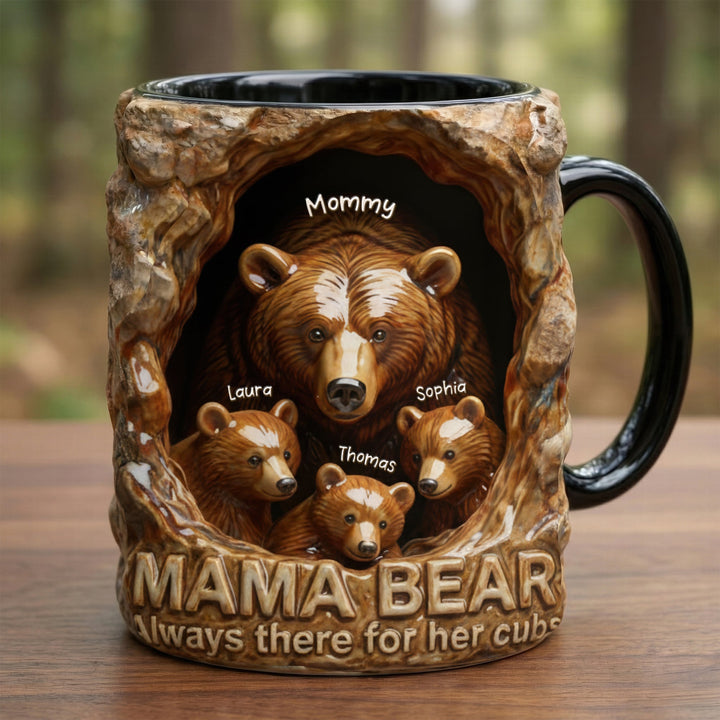 Mama Bear Cozy Nest Coffee Mug, Personalized Gifts For Mom 02qhqn280126