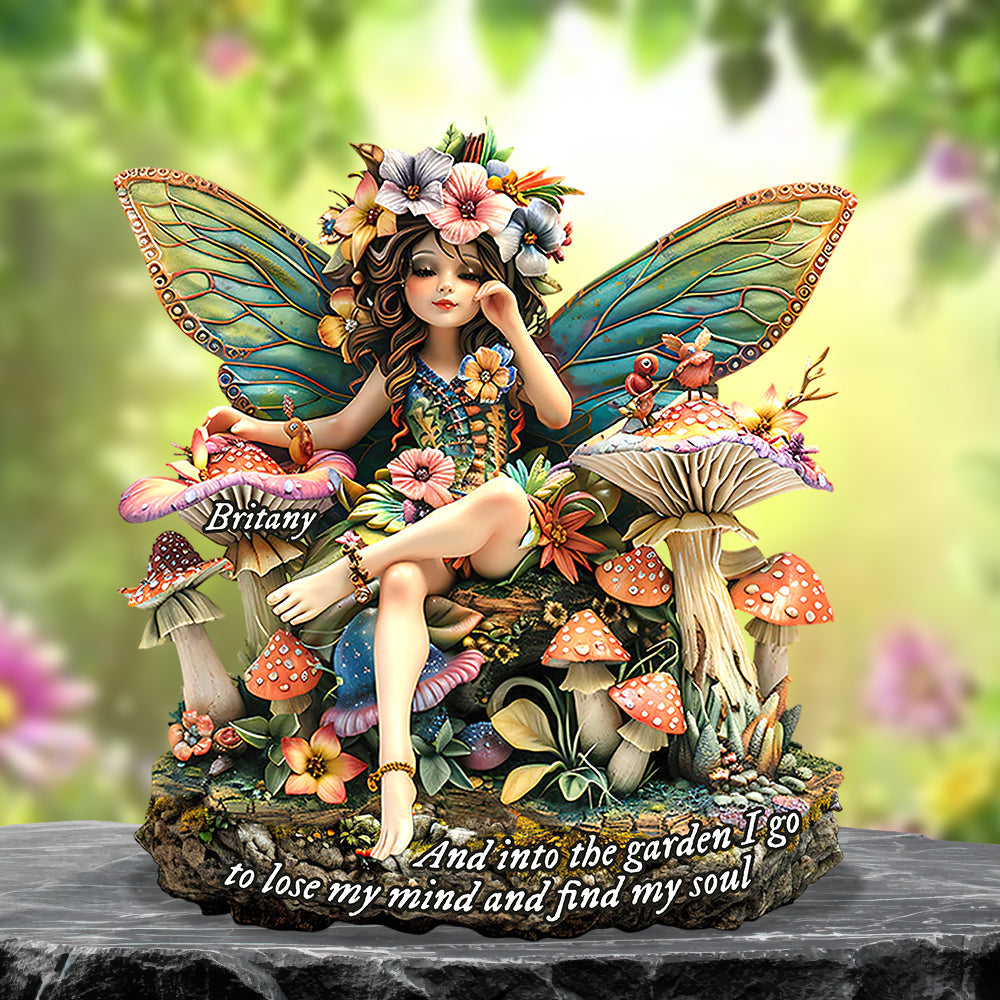 Garden Fairy Acrylic Plaque Personalized Gifts For Garden Girl 01qhdt270525