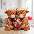 Highland Cow Couple Acrylic Plaque - Personalized Gifts For Couple 03natn190625