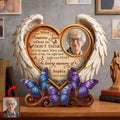 Miss The Angel In Heaven Acrylic Plaque - Custom Photo To Remember Loved One 01huqn220126