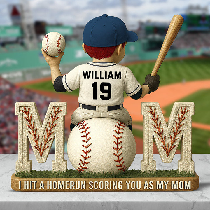 Baseball Mom Acrylic Plaque Gifts For Mom 04TGQN180425