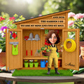 Garden Girl Acrylic Plaque Personalized Gifts For Farmers 03OHDT090625