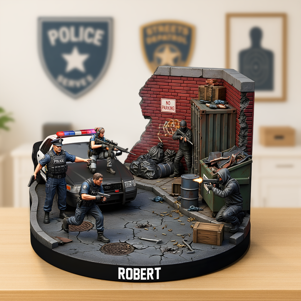 Police Acrylic Plaque - Personalized Gifts For Police Officer 01TOPU070725