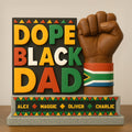 Black Dad Acrylic Plaque - Personalized Gifts For Dad 01HUDT010525