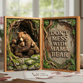 Mama Bear Acrylic Plaque - Personalized Gifts For Mom 02hyta100226