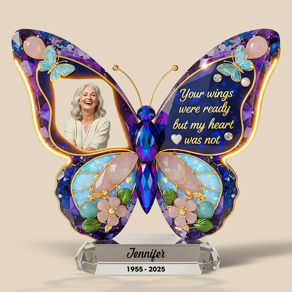 Memorial Acrylic Plaque - Custom Photo Gifts For Heaven 02naqn270525