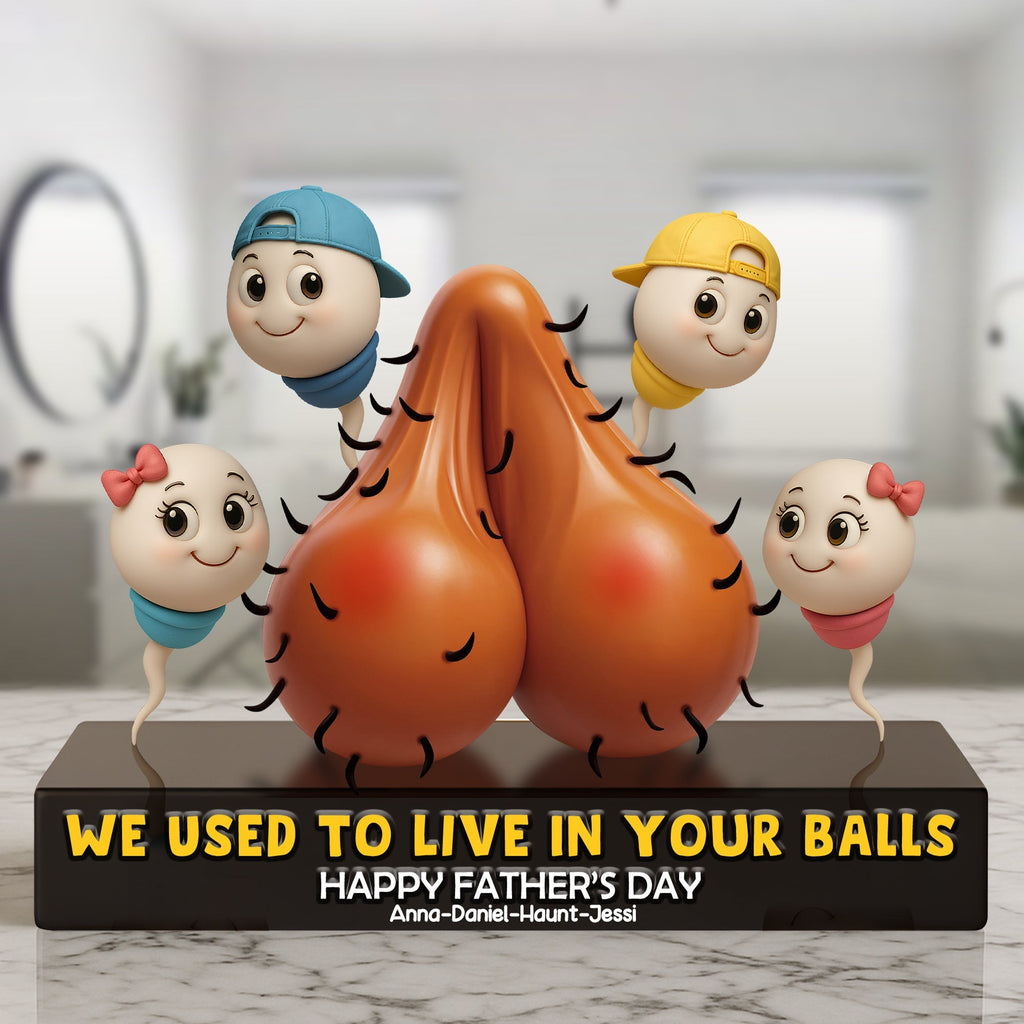Funny Dad Acrylic Plaque - Personalized Christmas Gifts For Dad 02OHLU250425