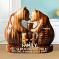 Personalized Gifts For Bear Family Acrylic Plaque 03TGPU180625
