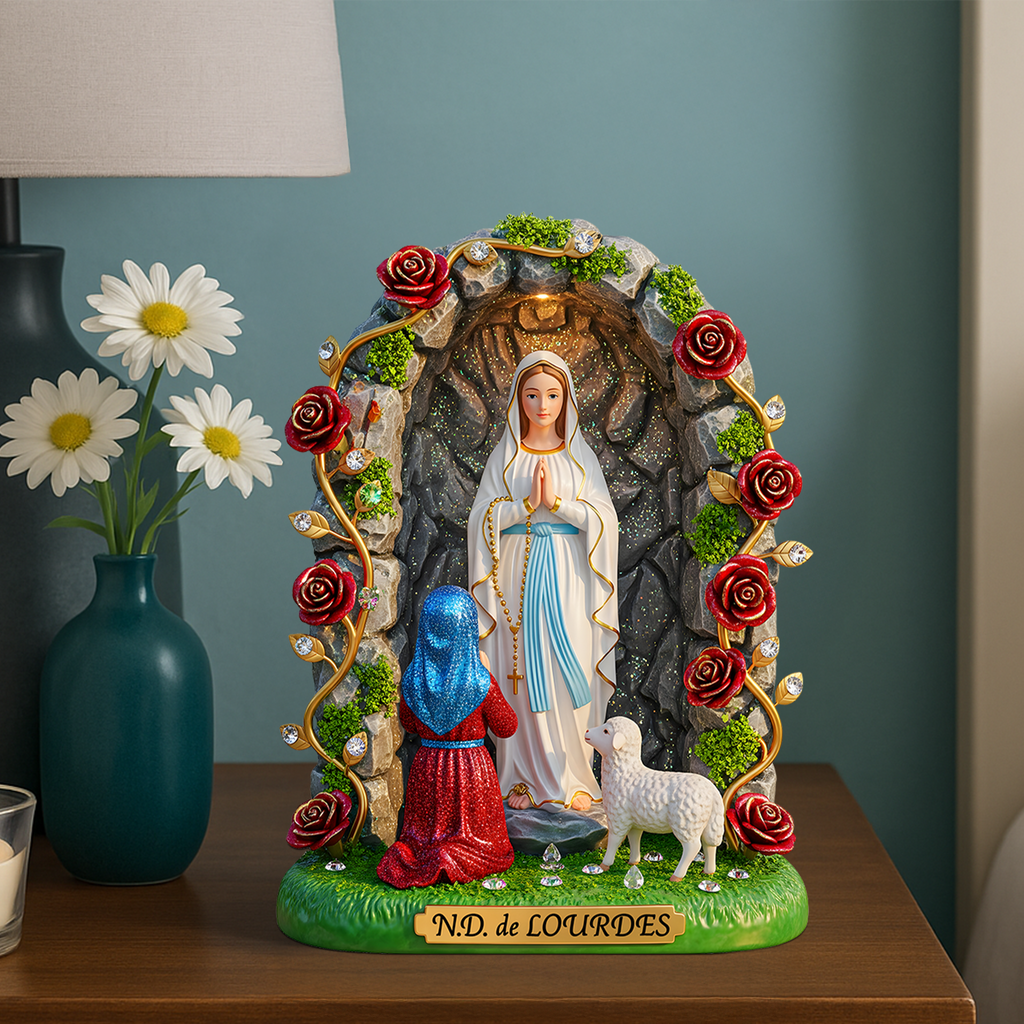 Virgin Mary Plaque - Personalized Gifts For Virgin Mary Lovers 02ohpu300625
