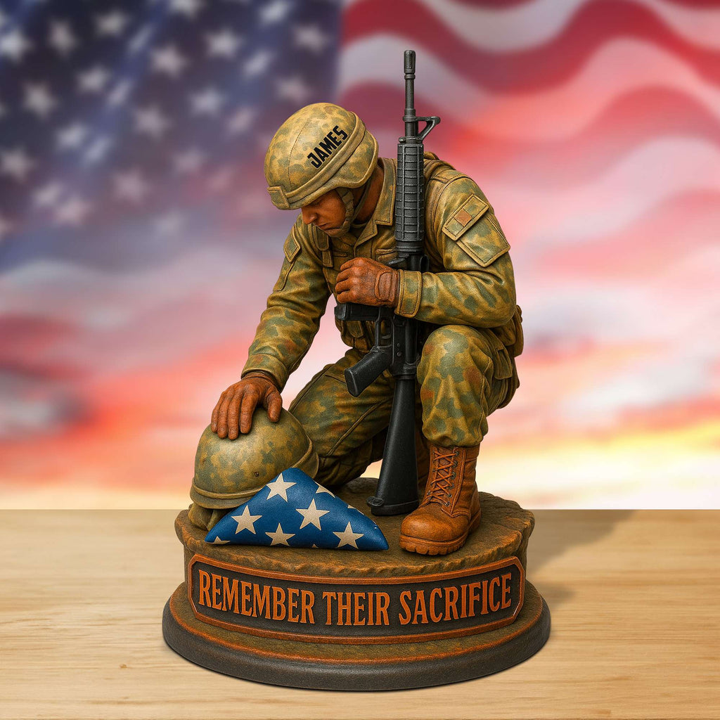 Remember Sacrifice Acrylic Plaque Personalized Gifts For Veteran 05TOTN300525