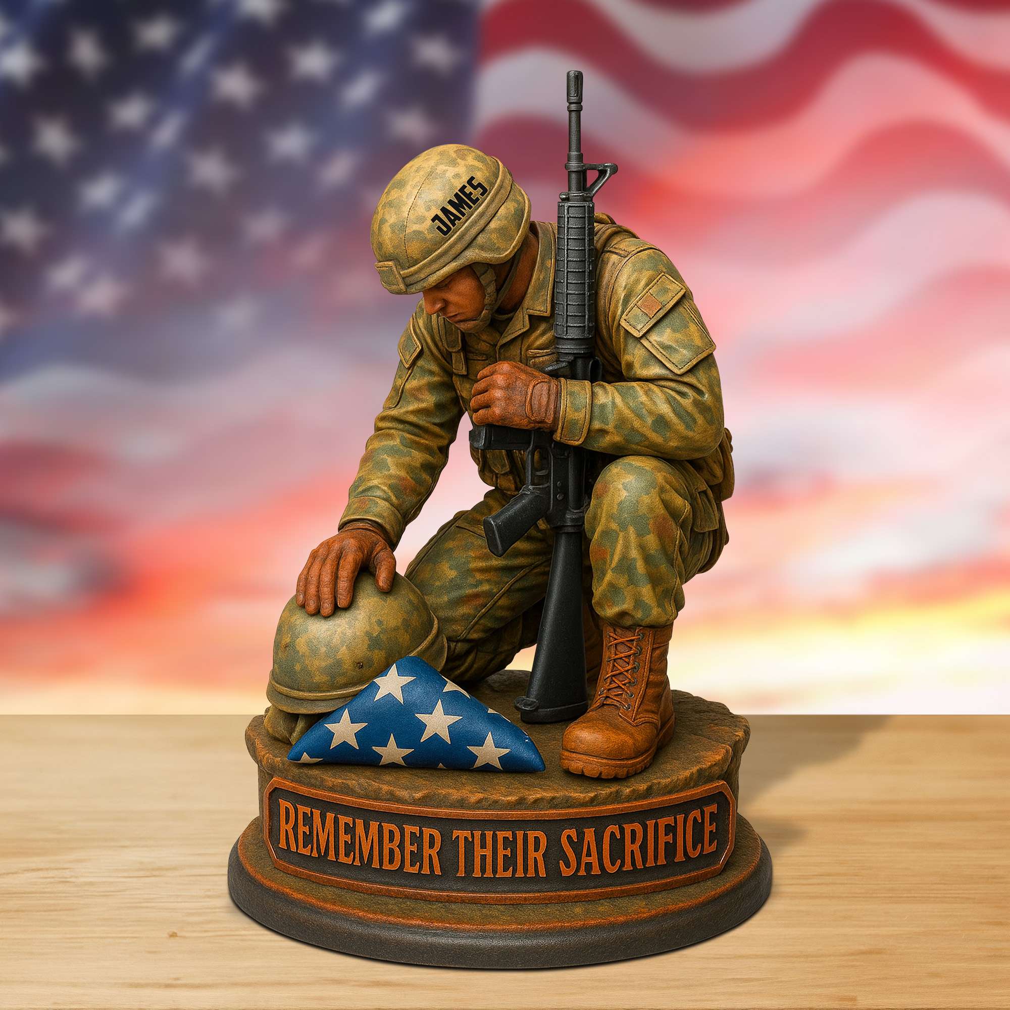 Remember Sacrifice Acrylic Plaque Personalized Gifts For Veteran 05TOTN300525