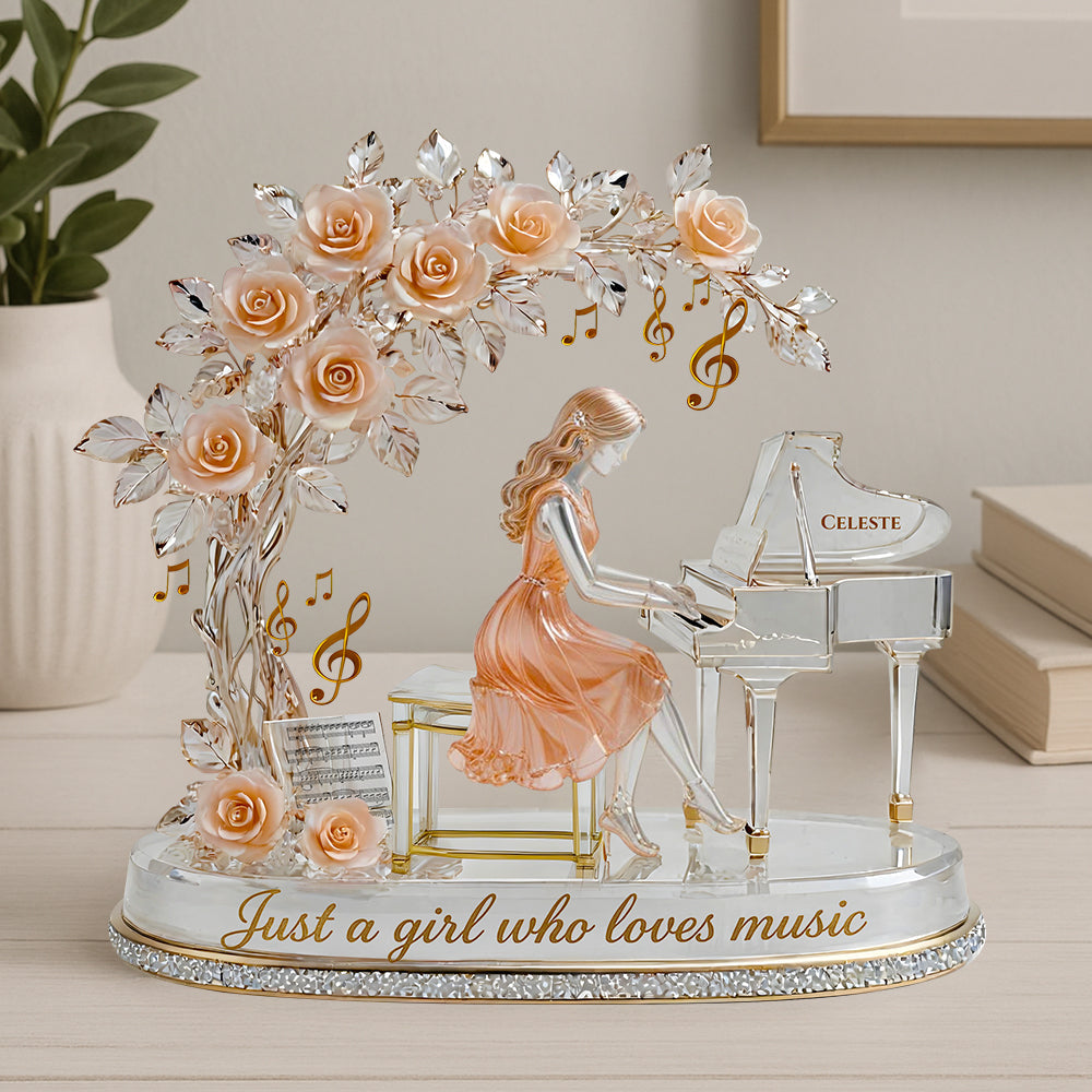 Holiday Harmony Piano Plaque – Personalized Xmas Gifts For Her 01QHDT090725