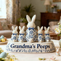 Toile de jouy Grandma Peeps Acrylic Plaque - Personalized Gifts For Easter Day Grandma Plaque 06NALU290126