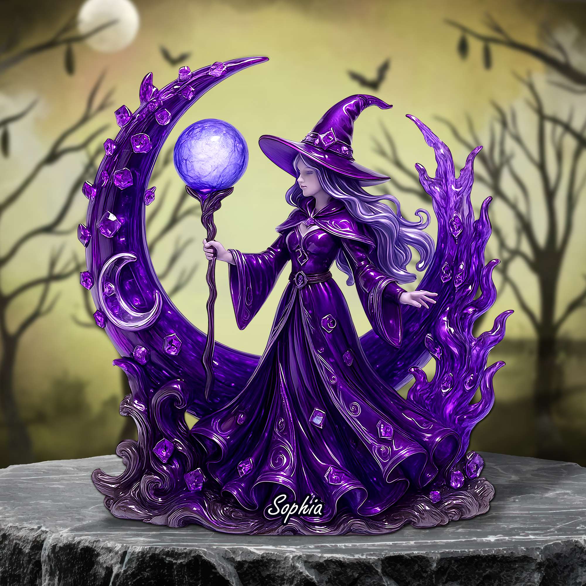 Witch Acrylic Plaque - Personalized Gifts For Witch Lover 04OHTN080525