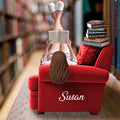 Chill Girl Book Lover Acrylic Plaque Personalized Gifts For Book Lovers 02OHDT300525