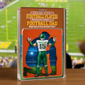 American Football Dad Acrylic Plaque - Personalized Gifts For Father 011OHDT280425