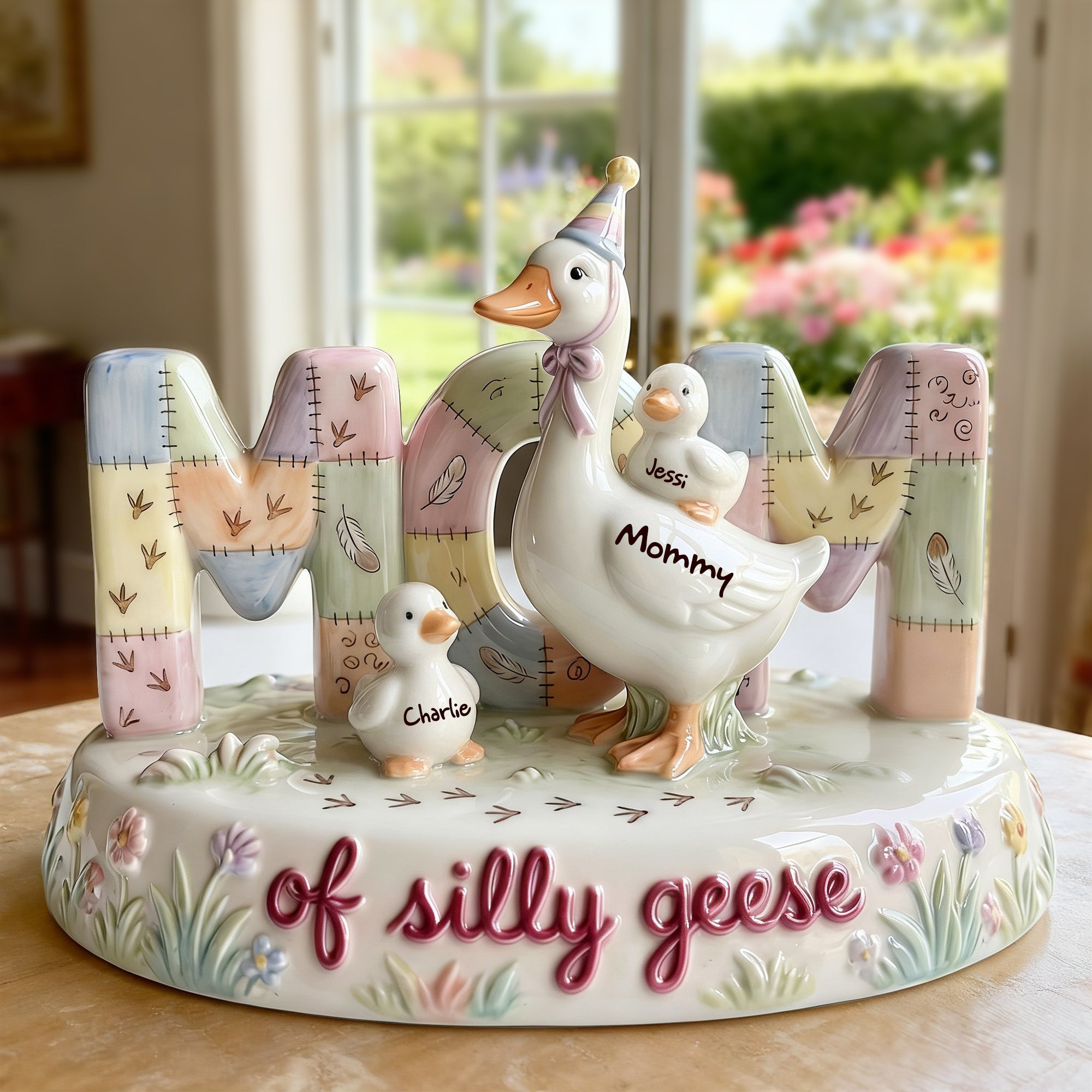 Mom Of Silly Goose Acrylic Plaque - Personalized Gifts For Moms 04qhlu270226