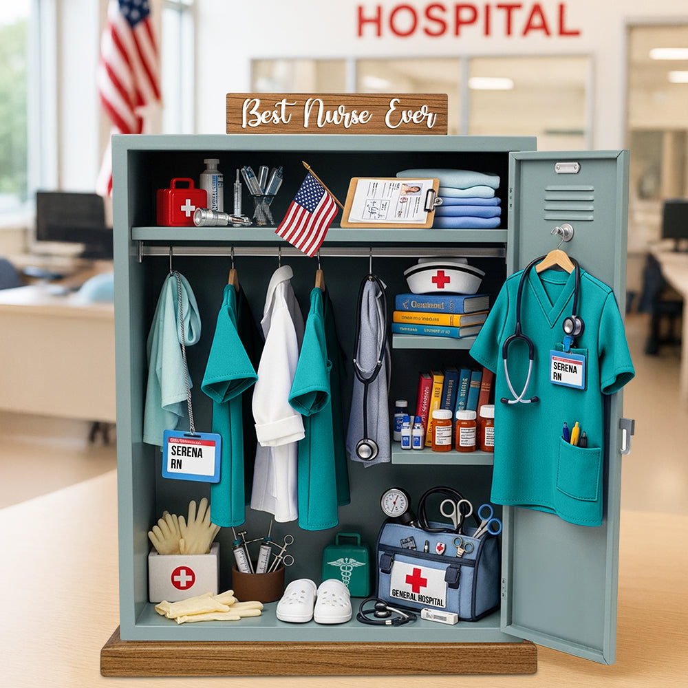 Nurse Personal Locker Acrylic Plaque Personalized Christmas Gifts For Nurse 05qhdt050625