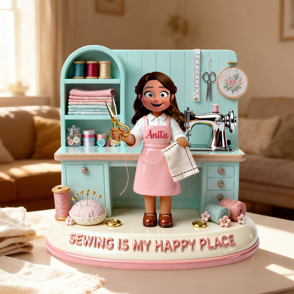 Sewing Room Acrylic Plaque - Personalized Gifts For Sewing Lovers 05pgmg120226