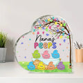 Personalized Gifts For Mom Heart Plaque Nana's Peeps