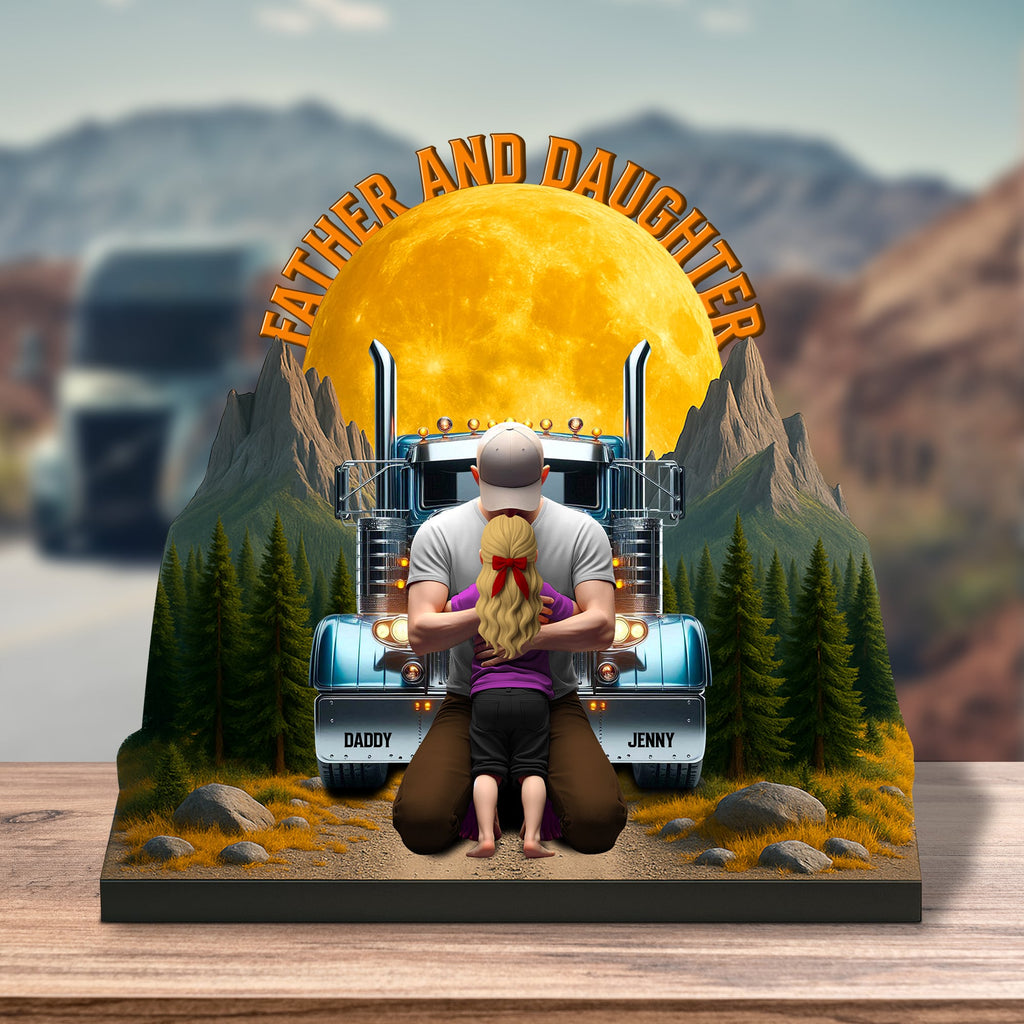 Dad Truck Plaque - Personalized Gifts For Dad 04ohtn210525