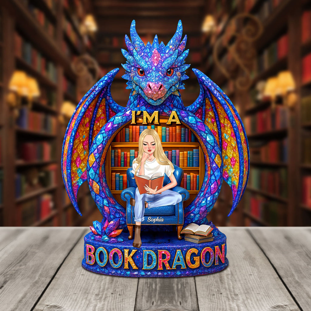 Book Lovers Plaque - Personalized Gifts For Book Lovers 01hutn140525tm