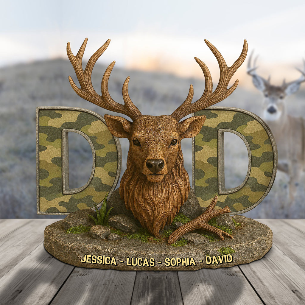 Hunting Deer Plaque Personalized Gifts For Dad 03xqtn170425 Hunting Lovers