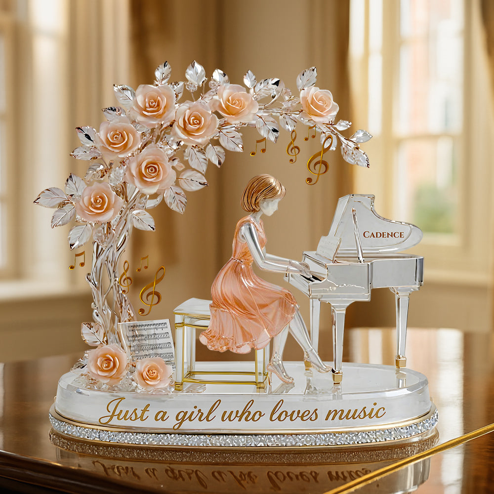 Holiday Harmony Piano Plaque – Personalized Xmas Gifts For Her 01QHDT090725