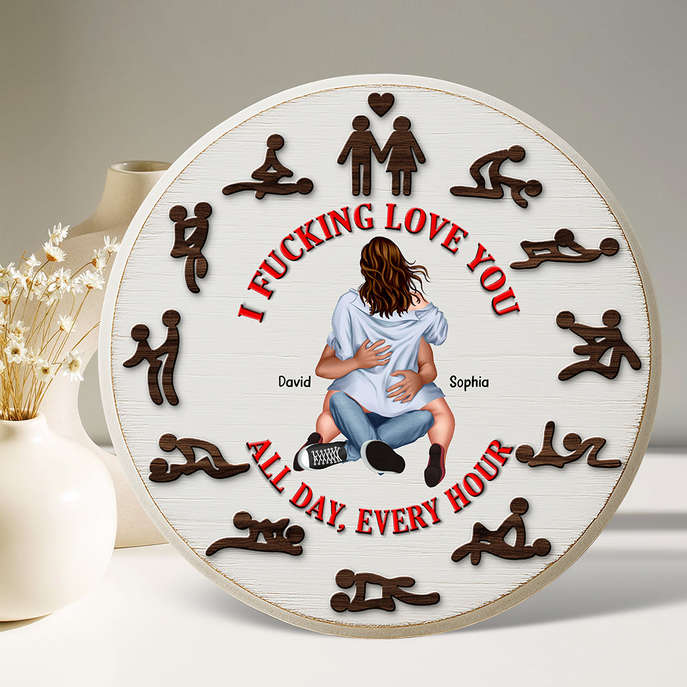 Naughty Couple Plaque - Personalized Gifts For Couple 05ohqn050525