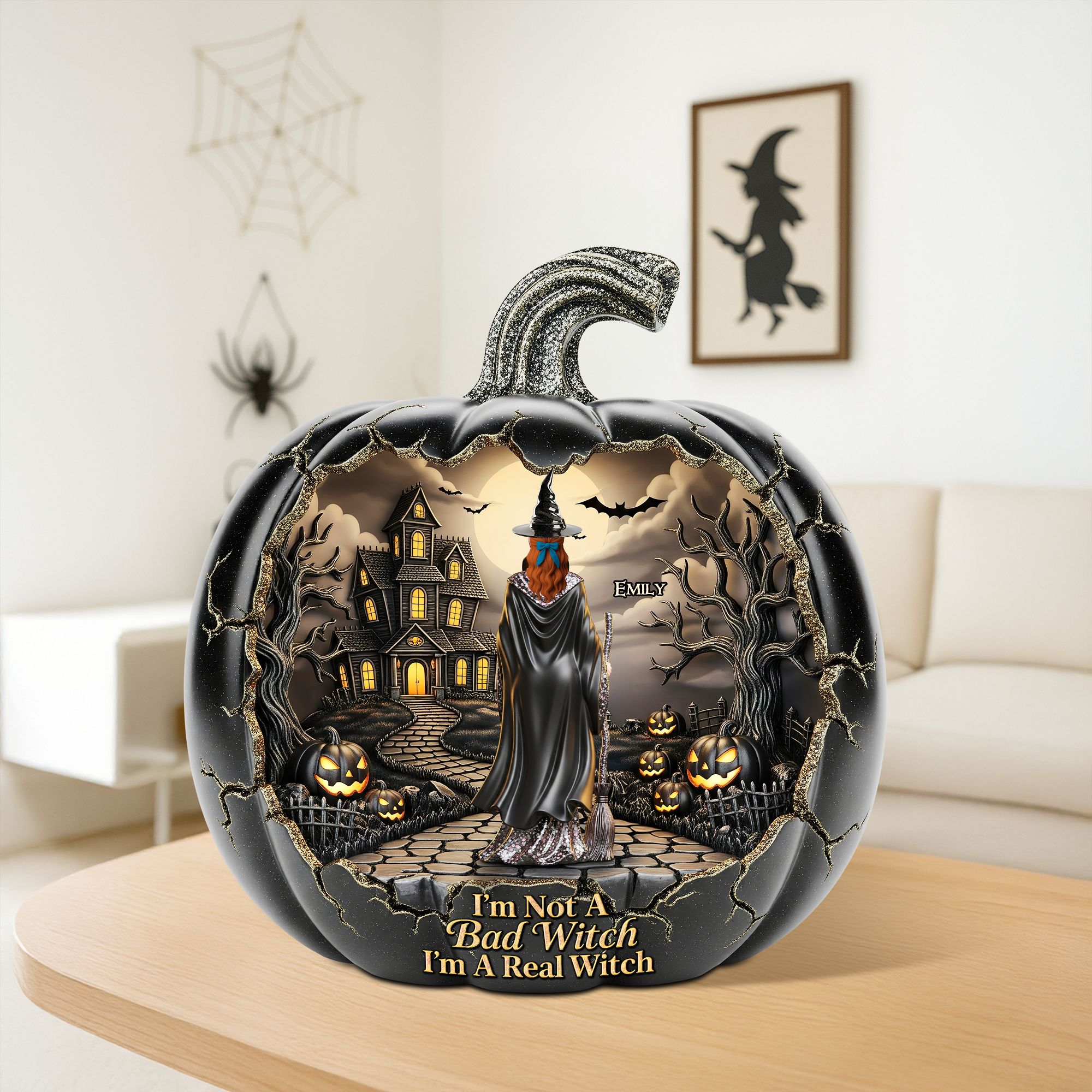 Witch Plaque - Personalized Gifts For Magic Lovers 01ohpu080725